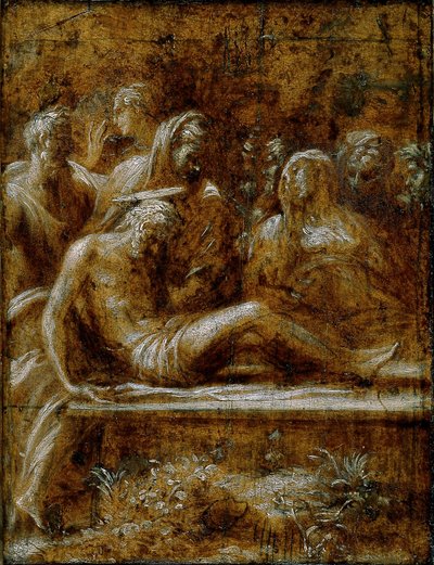 The Entombment of Christ by Parmigianino